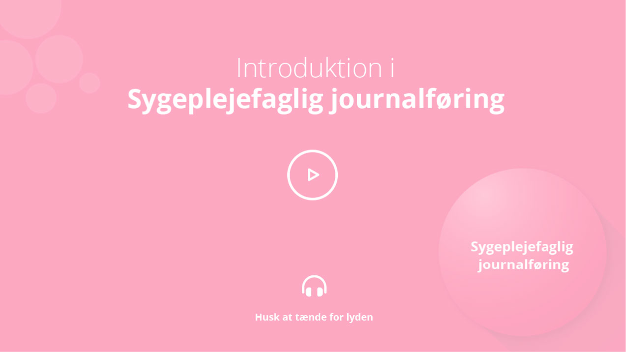 Introduktion journalføring