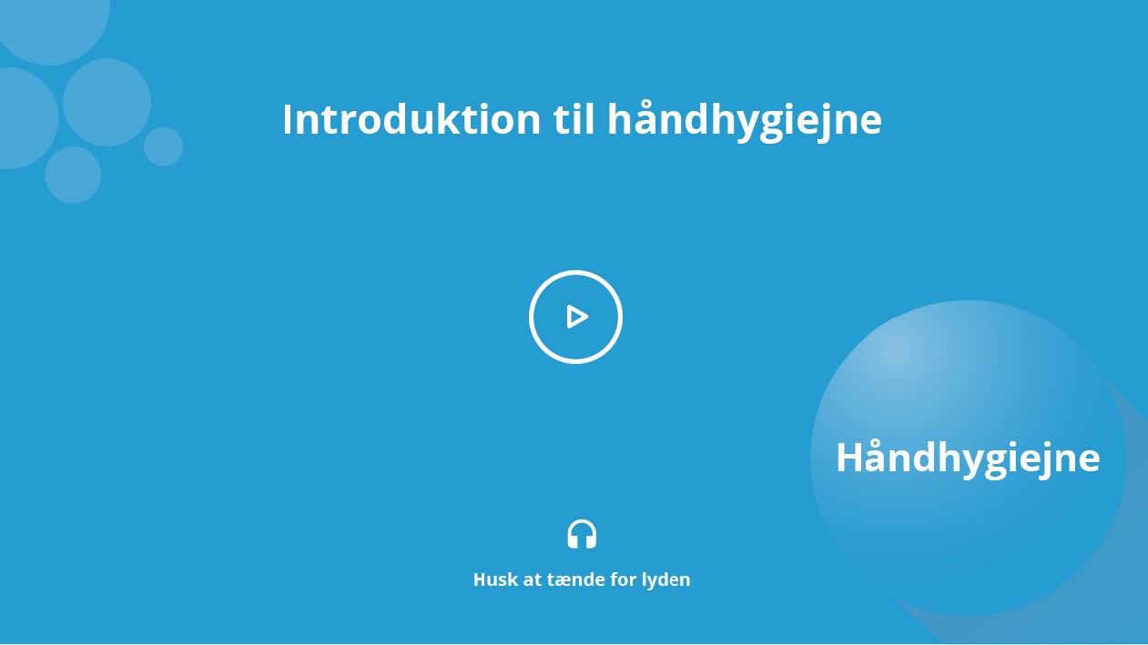 Introduktion til håndhygiejne