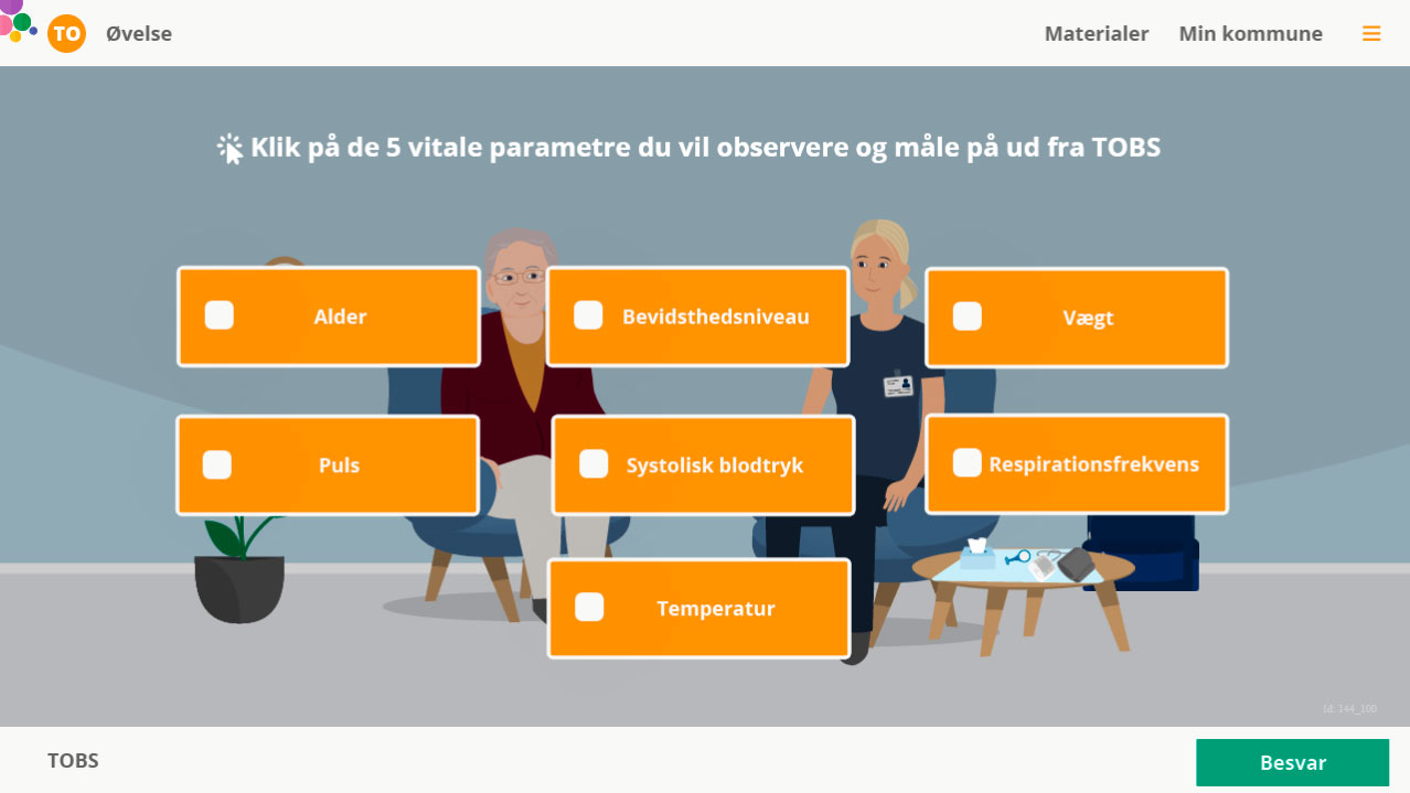 Øvelse i at observere og måle værdier ud fra alle TOBS parametre