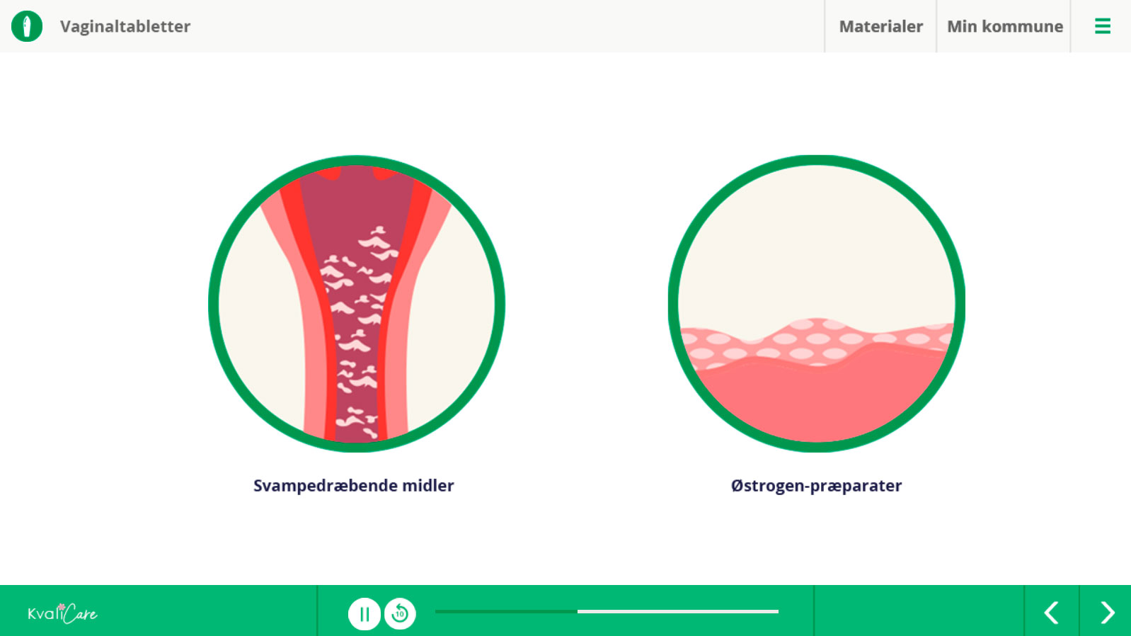 Introduktion til vaginaltabletter